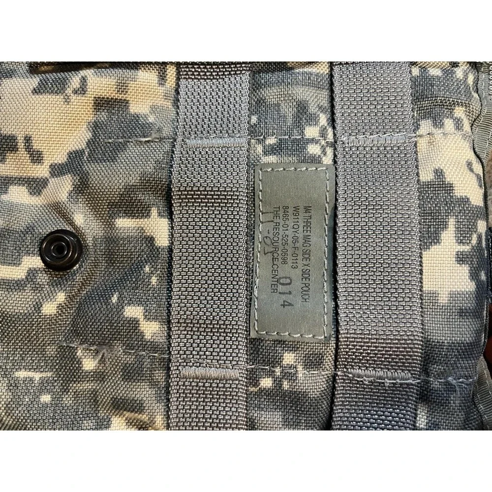 Set of 5 MOLLE Triple Magazine Pouch Dump Pouch‎ Army Digital Camo